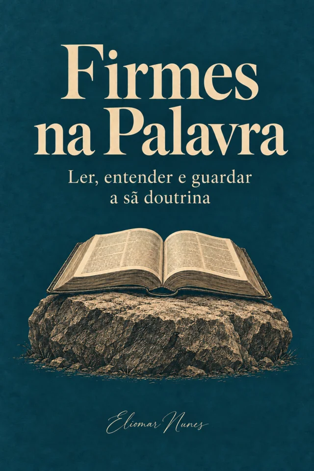 Capa do livro Firmes na Palavra